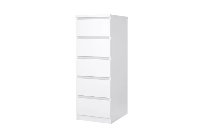 Salomns Byrå 111,3 cm, Vit högblank