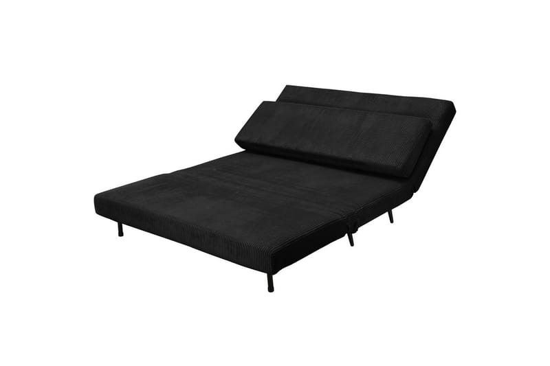 Sängsoffa Mallory Antracit, Manchester/Metall/Trä - Antracit, Manchester/Metall/Trä - Möbler - Vardagsrum - Bäddsoffor
