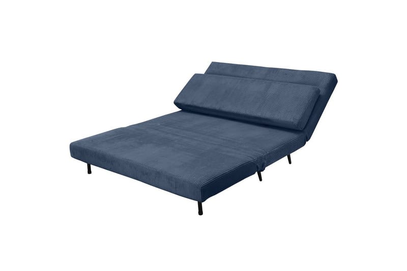 Sängsoffa Mallory Blå, Manchester/Metall/Trä - Blå, Manchester/Metall/Trä - Möbler - Vardagsrum - Bäddsoffor