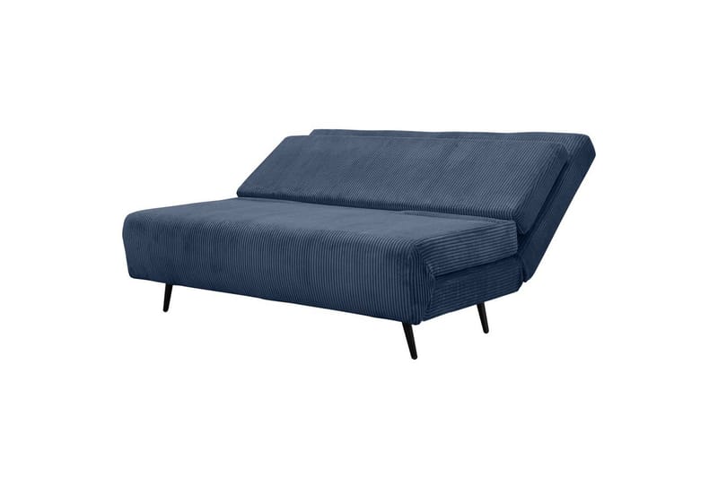 Sängsoffa Mallory Blå, Manchester/Metall/Trä - Blå, Manchester/Metall/Trä - Möbler - Vardagsrum - Bäddsoffor