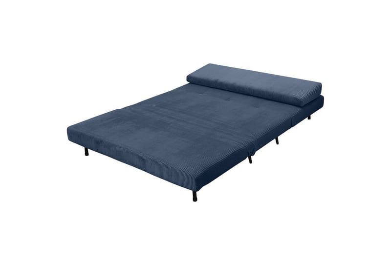 Sängsoffa Mallory Blå, Manchester/Metall/Trä - Blå, Manchester/Metall/Trä - Möbler - Vardagsrum - Bäddsoffor
