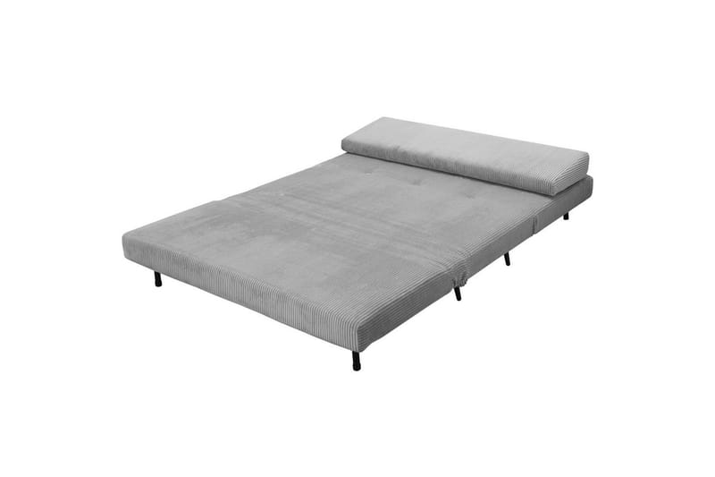 Sängsoffa Mallory Grå, Manchester/Metall/Trä - Grå, Manchester/Metall/Trä - Möbler - Vardagsrum - Bäddsoffor