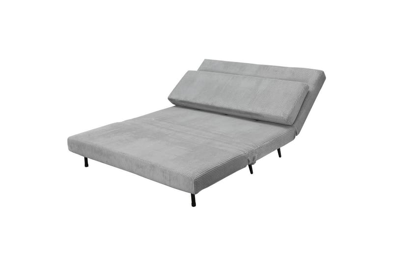 Sängsoffa Mallory Grå, Manchester/Metall/Trä - Grå, Manchester/Metall/Trä - Möbler - Vardagsrum - Bäddsoffor