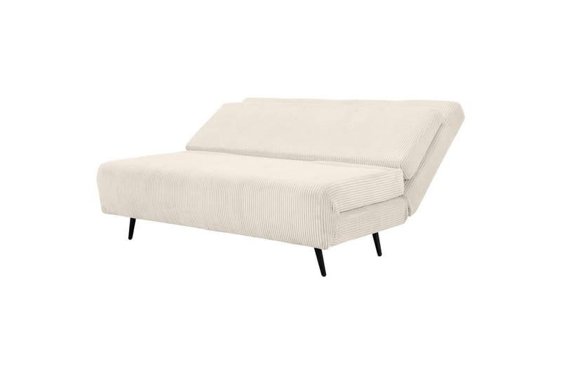 Sängsoffa Mallory Kräm, Manchester/Metall/Trä - Kräm, Manchester/Metall/Trä - Möbler - Vardagsrum - Bäddsoffor