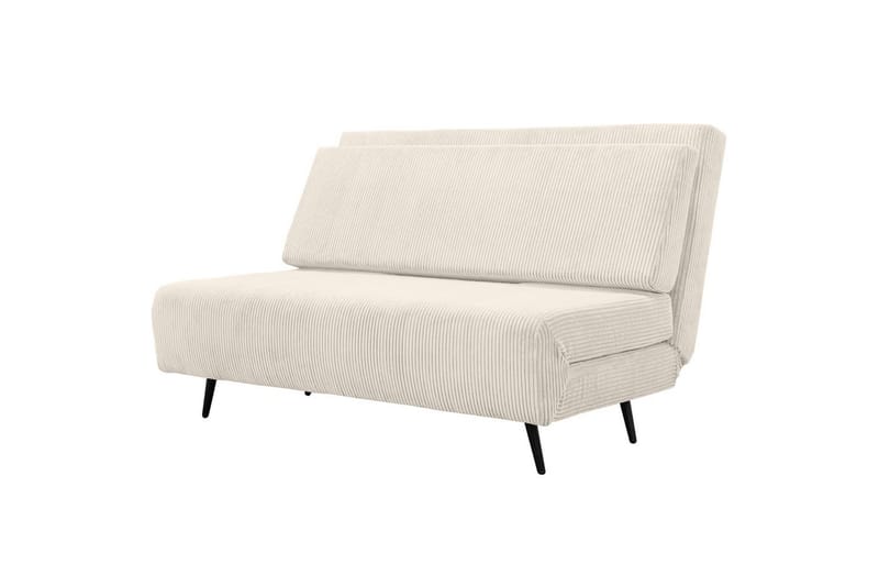 Sängsoffa Mallory Kräm, Manchester/Metall/Trä - Kräm, Manchester/Metall/Trä - Möbler - Vardagsrum - Bäddsoffor