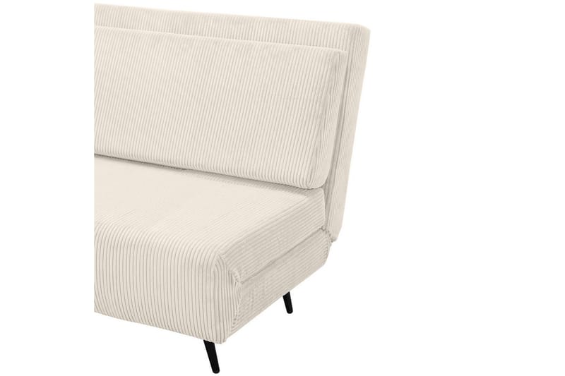 Sängsoffa Mallory Kräm, Manchester/Metall/Trä - Kräm, Manchester/Metall/Trä - Möbler - Vardagsrum - Bäddsoffor