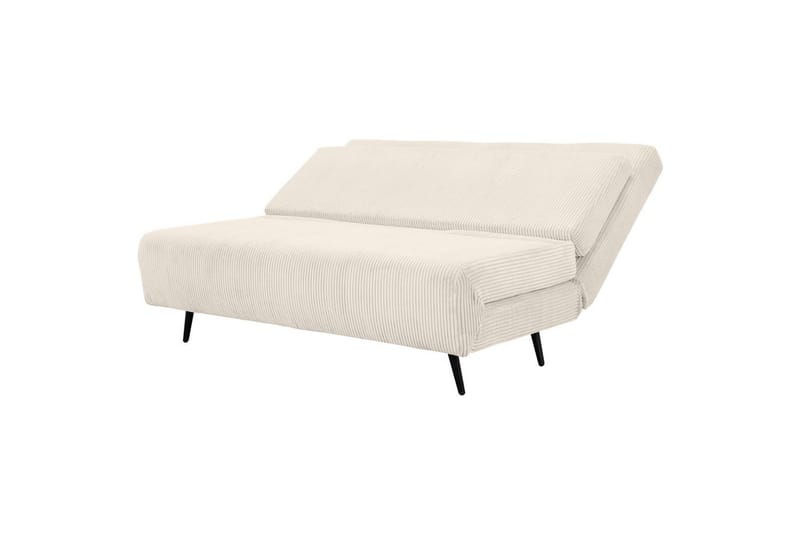 Sängsoffa Mallory Kräm, Manchester/Metall/Trä - Kräm, Manchester/Metall/Trä - Möbler - Vardagsrum - Bäddsoffor