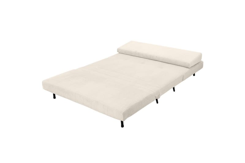 Sängsoffa Mallory Kräm, Manchester/Metall/Trä - Kräm, Manchester/Metall/Trä - Möbler - Vardagsrum - Bäddsoffor