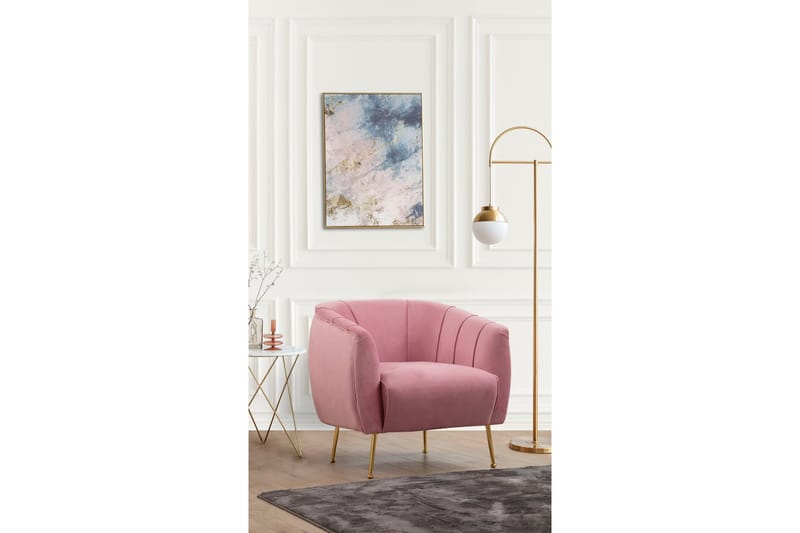 Caraquet Fåtölj - Rosa - Möbler - Vardagsrum - Fåtöljer