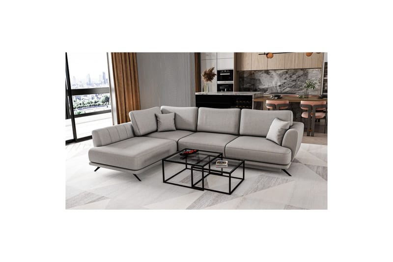 Sektion Eltap Larde 286x191x90 cm - Sola 4, Vänster - Möbler - Vardagsrum - Bäddsoffor
