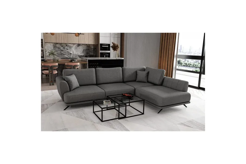 Sektion Eltap Larde 286x191x90 cm - Sola 6, Höger - Möbler - Vardagsrum - Bäddsoffor