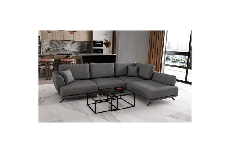 Sektion Eltap Larde 286x191x90 cm - Sola 6, Höger - Möbler - Vardagsrum - Bäddsoffor