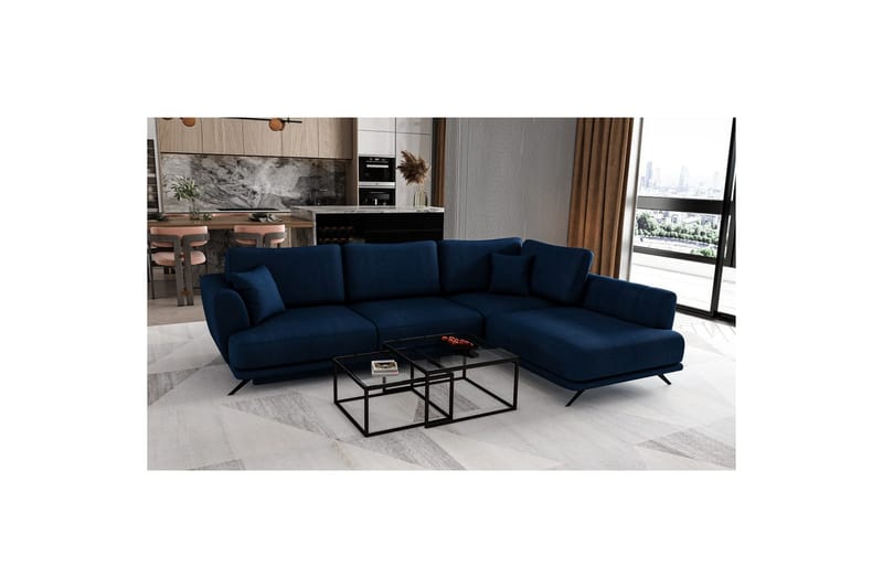 Sektion Eltap Larde 286x191x90 cm - Velvetmat 40, Höger - Möbler - Vardagsrum - Bäddsoffor