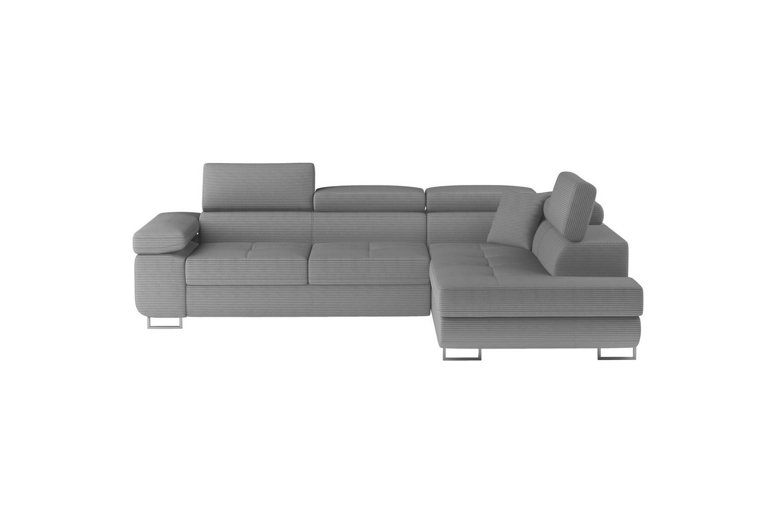 sektionssoffa eltap anton 272x203x85 cm - jarell 04, ljusgrå, höger