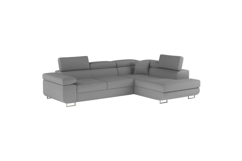 Sektionssoffa Eltap Anton 272x203x85 cm - Jarell 04, Ljusgrå, Höger - Möbler - Vardagsrum - Bäddsoffor