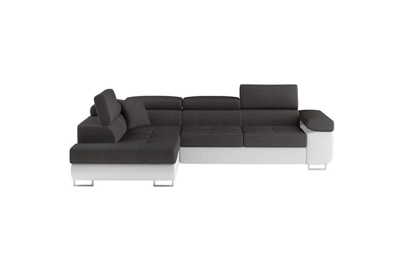 Sektionssoffa Eltap Anton 272x203x85 cm - Sawana 05, Soft 17, Grå, Vit, Vänster - Möbler - Vardagsrum - Bäddsoffor
