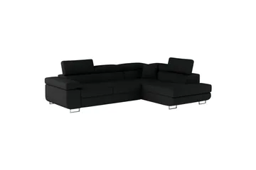 Sektionssoffa Eltap Anton 272x203x85 cm - Sawana 14, Svart, Höger - Möbler - Vardagsrum - Bäddsoffor