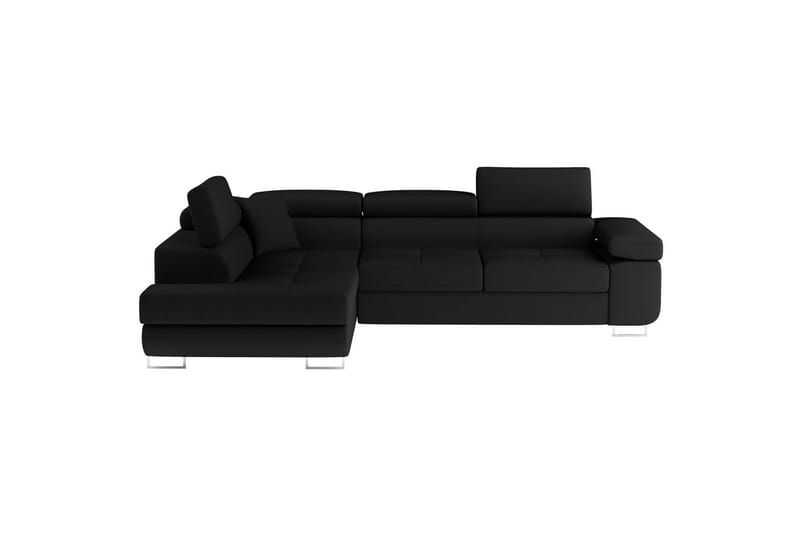 Sektionssoffa Eltap Anton 272x203x85 cm - Sawana 14, Svart, Vänster - Möbler - Vardagsrum - Bäddsoffor