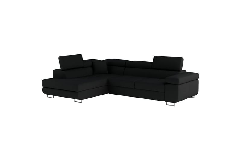 Sektionssoffa Eltap Anton 272x203x85 cm - Sawana 14, Svart, Vänster - Möbler - Vardagsrum - Bäddsoffor