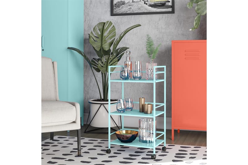 Cache Drinkvagn 43x29 cm Mint - Novogratz - Möbler - Vardagsrum - Serveringsvagn & drinkvagn