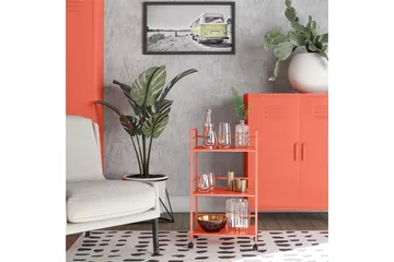 Cache Drinkvagn 43x29 cm Orange - Novogratz - Möbler - Vardagsrum - Serveringsvagn & drinkvagn