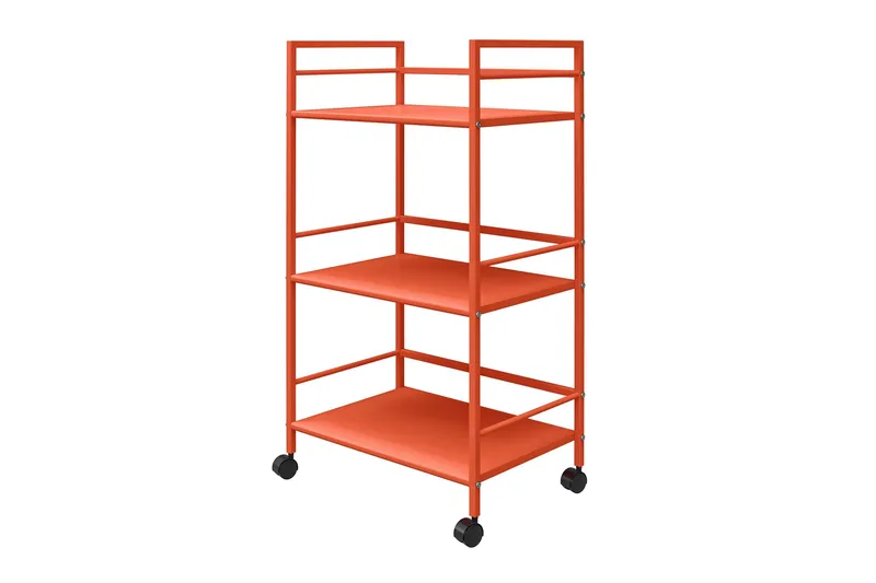 Cache Drinkvagn 43x29 cm Orange - Novogratz - Möbler - Vardagsrum - Serveringsvagn & drinkvagn