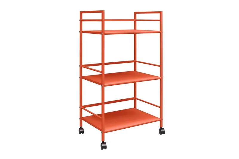 Cache Drinkvagn 43x29 cm Orange - Novogratz - Möbler - Vardagsrum - Serveringsvagn & drinkvagn