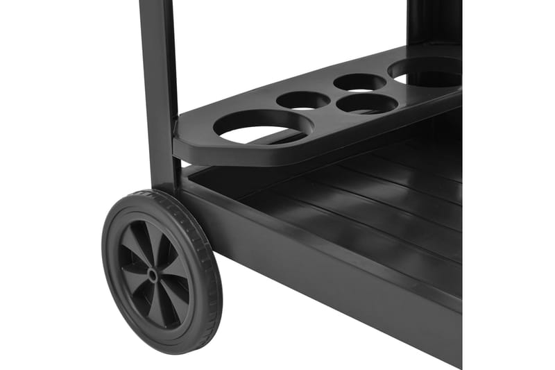 Drinkvagn antracit 69x53x72 cm plast - Grå - Möbler - Vardagsrum - Serveringsvagn & drinkvagn