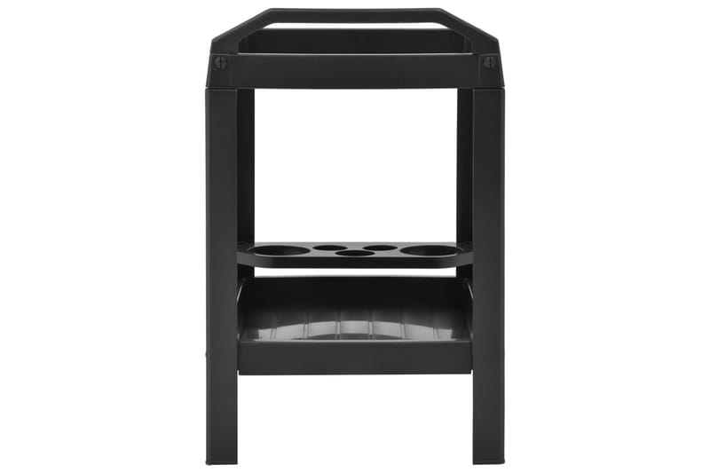 Drinkvagn antracit 69x53x72 cm plast - Grå - Möbler - Vardagsrum - Serveringsvagn & drinkvagn