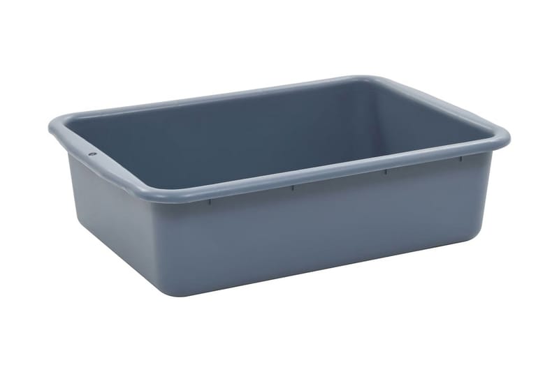 Köksvagn med plastbehållare 82x43,5x93 cm - Silver - Möbler - Vardagsrum - Serveringsvagn & drinkvagn