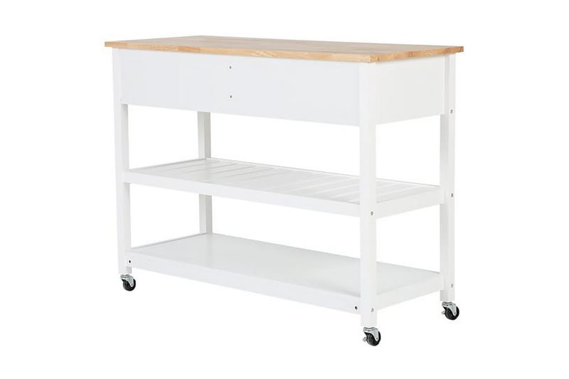 Navarino Serveringsvagn 48|120 cm - Vit - Möbler - Vardagsrum - Serveringsvagn & drinkvagn