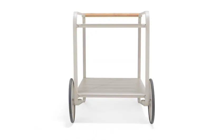 Portals Rullbord 92 cm - Vit/trä - Möbler - Vardagsrum - Serveringsvagn & drinkvagn