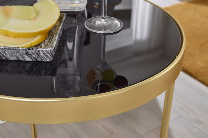 Thruston Drinkvagn 45x45 cm - Guld - Möbler - Vardagsrum - Serveringsvagn & drinkvagn