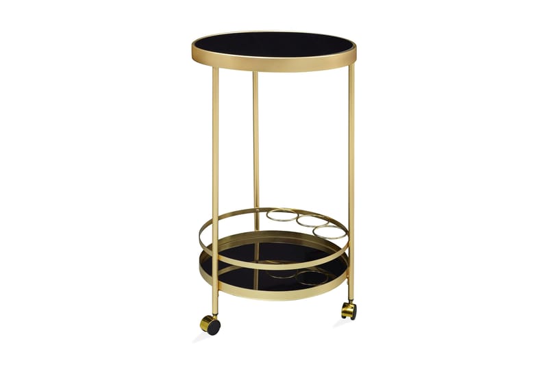 Thruston Drinkvagn 45x45 cm, Guld