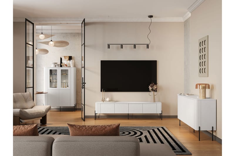 Sherie Möbelset För Vardagsrum - Beige - Möbler - Vardagsrum - Möbelset för vardagsrum
