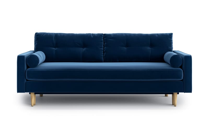 SHILOH 3-sits Bäddsoffa Blå - 3-sits bäddsoffa - Bäddsoffor