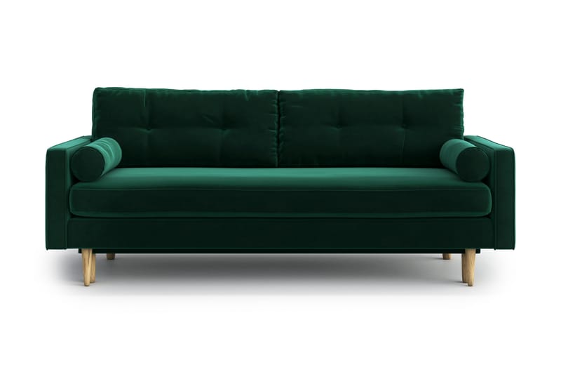 SHILOH 3-sits Bäddsoffa Grön - 3-sits bäddsoffa - Bäddsoffor