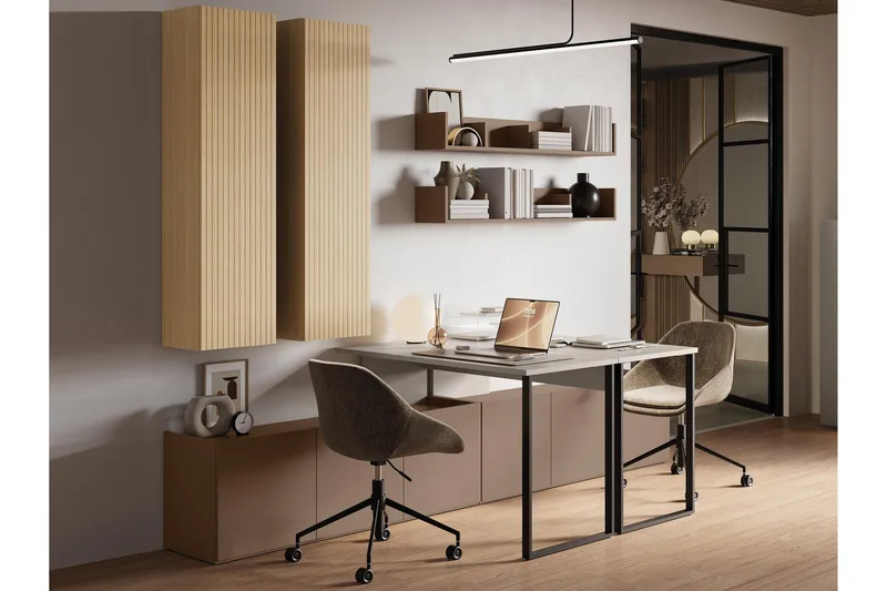 Sigmana Möbelset För Vardagsrum - Ljusgrå/Beige - Möbler - Vardagsrum - Möbelset för vardagsrum