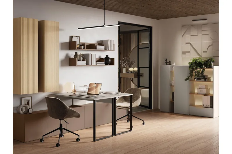 Sigmana Möbelset För Vardagsrum - Ljusgrå/Brun/Beige - Möbler - Vardagsrum - Möbelset för vardagsrum