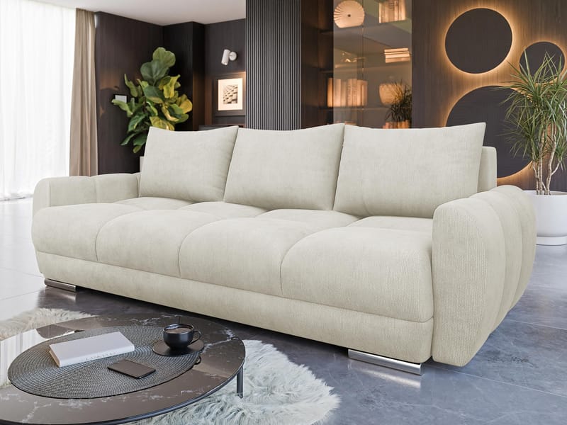 Simerly 3-sits Soffa - beige - Möbler - Vardagsrum - Bäddsoffor