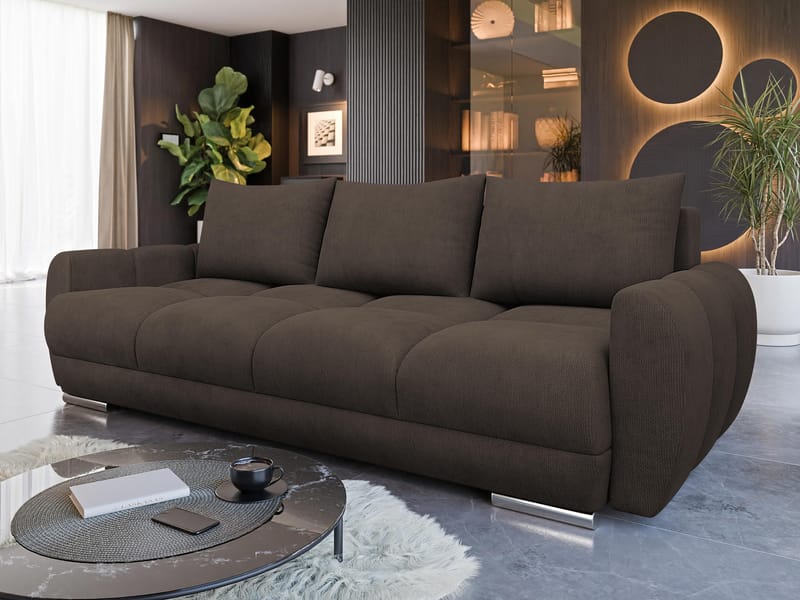 Simerly 3-sits Soffa - brun - Möbler - Vardagsrum - Bäddsoffor