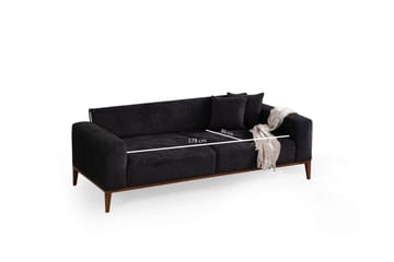 Sinor Bäddsoffa 4-sits - Antracit - Möbler - Vardagsrum - Bäddsoffor - 4-sits bäddsoffa