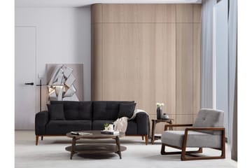 Sinor Bäddsoffa 4-sits - Antracit - Möbler - Vardagsrum - Bäddsoffor - 4-sits bäddsoffa
