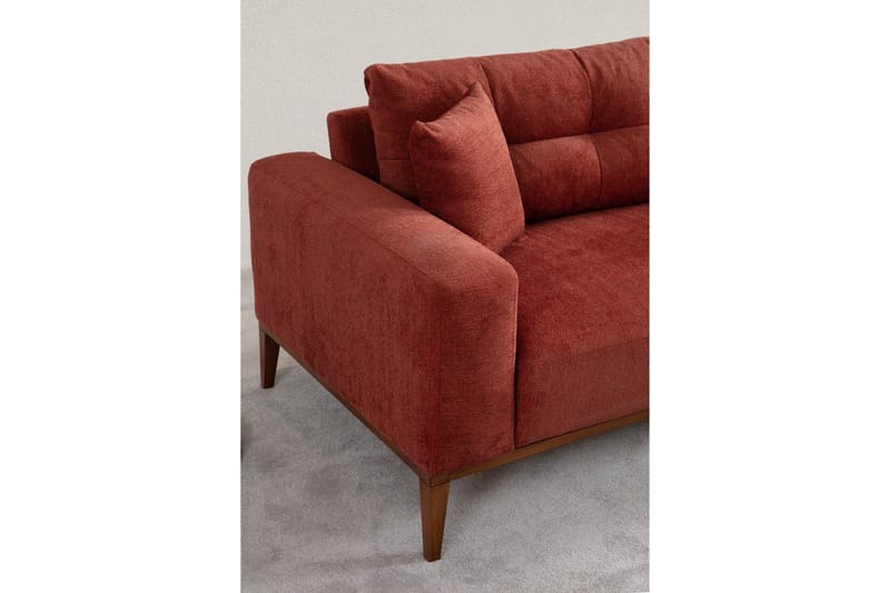 Sinor Bäddsoffa 4-sits - Röd - Möbler - Vardagsrum - Bäddsoffor - 4-sits bäddsoffa