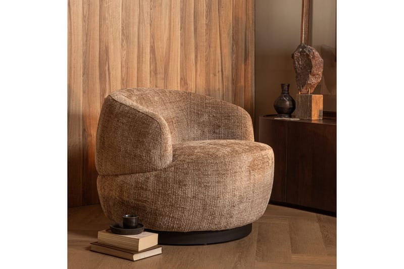 Snurrfåtölj Ullig - Sand - Möbler - Vardagsrum - Fåtöljer