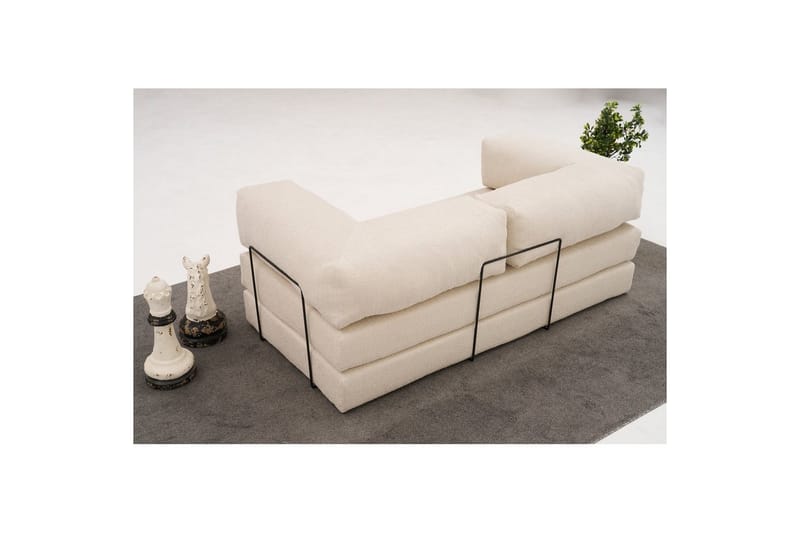 Soffa med 3 sittplatser Selorbury Soffa Grädde - Grädde - Möbler - Vardagsrum - Bäddsoffor