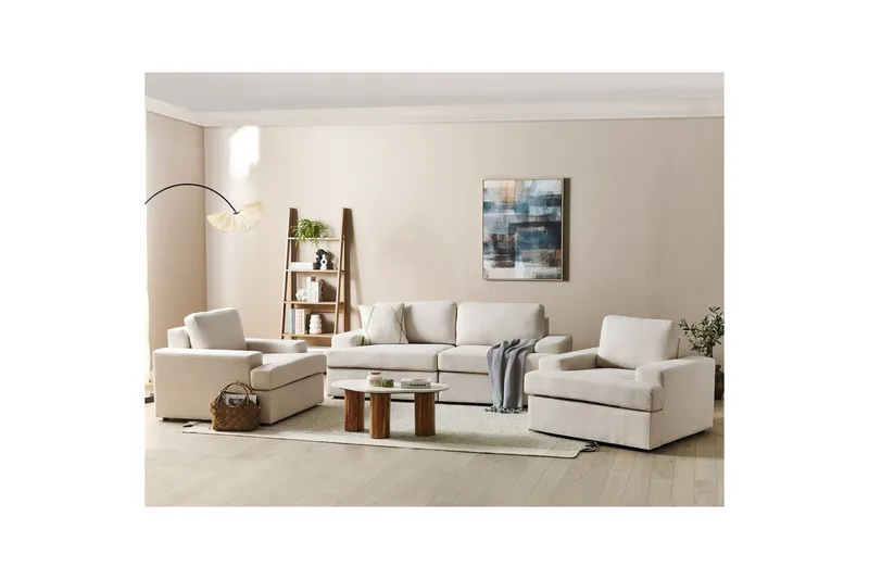 Soffgrupp Alla Beige - Beige - Möbler - Vardagsrum - Soffgrupper