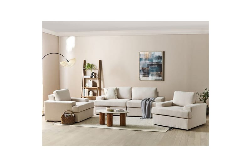 Soffgrupp Alla Beige - Beige - Möbler - Vardagsrum - Soffgrupper