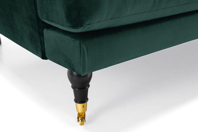 Andrew Soffgrupp 2+1 Sammet - Grön - Möbler - Vardagsrum - Soffgrupper - Howard soffgrupp