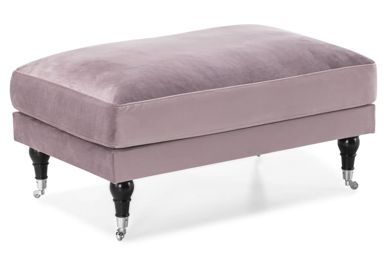 Andrew Soffgrupp 3-sits + 2-sits Soffa + Fåtölj + Fotpall i Sammet - Lila - Möbler - Vardagsrum - Soffgrupper - Howard soffgrupp